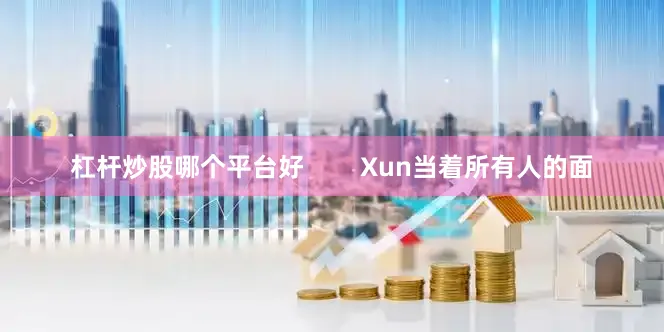 杠杆炒股哪个平台好        Xun当着所有人的面