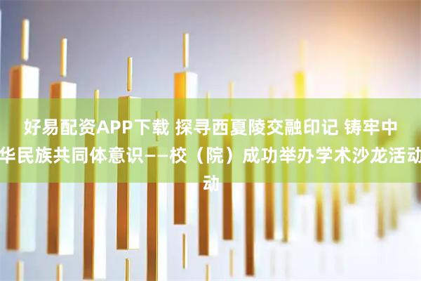 好易配资APP下载 探寻西夏陵交融印记 铸牢中华民族共同体意识——校(院)成功举办学术沙龙活动
